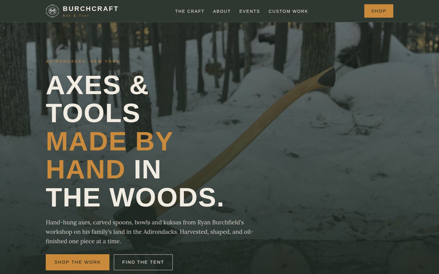 BurchCraft website