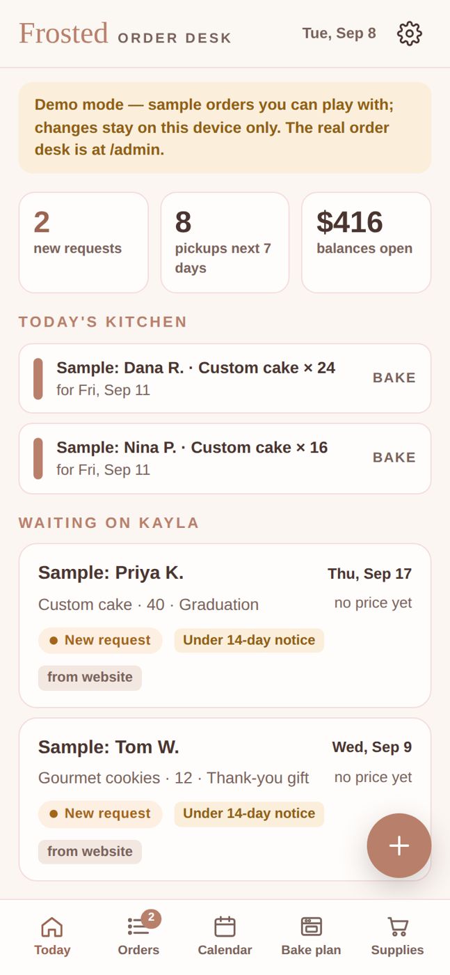 Order Desk app